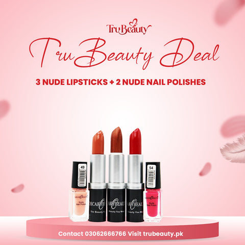Colorful deal with matte velvet lipsticks and peel off nail polish    Pack of 5 2 peel off nail polish 3 velvet matte lipstick