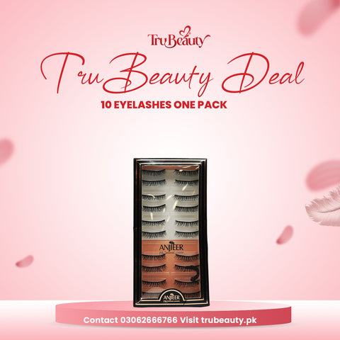 Ajnieer professional eyelashes 10 pair